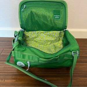 Baboon To the Moon X Drunk Elephant Green Backpack Duffle Bag - BAG ONLY